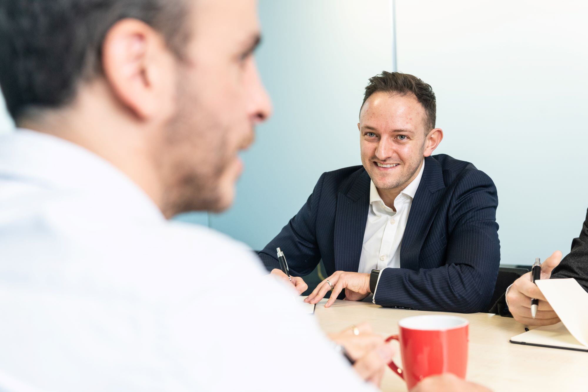 AAB team members in the office