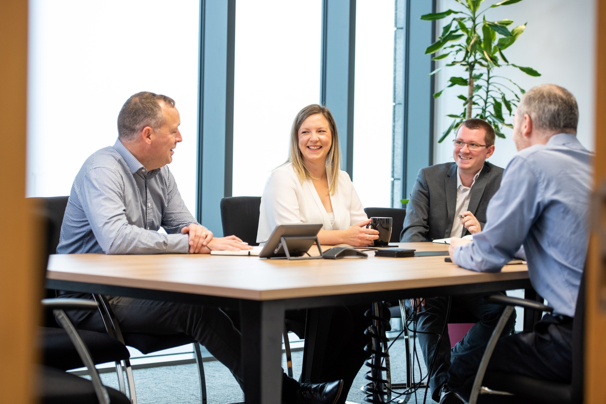 AAB team members in the office